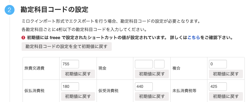 仕訳帳を出力してミロク情報サービス社の会計ソフトに取り込む – freee