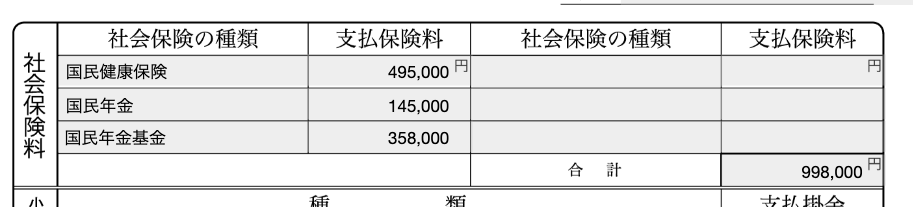 第三者作成書類のスクリーンショット