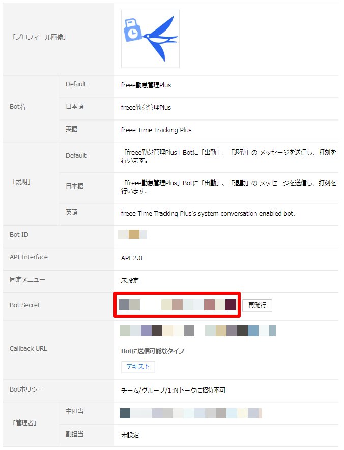 Developer Console画面の「Bot Secret」を指し示しているスクリーンショット