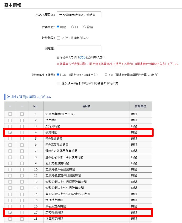 基本情報画面のスクリーンショット