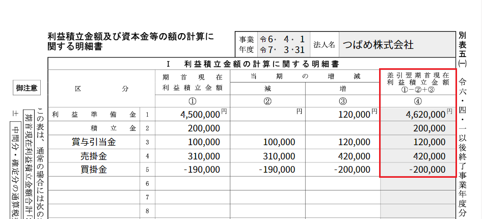 明細書を表示させているスクリーンショット
