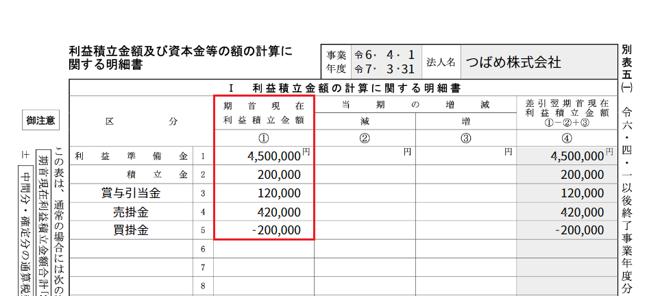 明細書を表示させているスクリーンショット