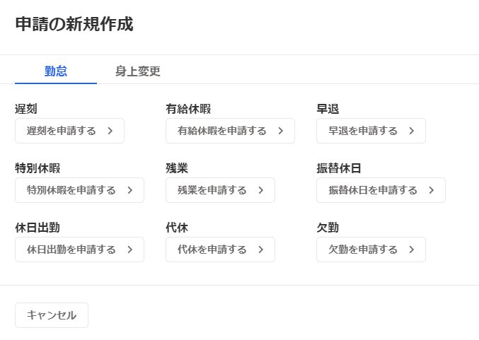 勤怠ワークフロー 申請を行う Freee ヘルプセンター