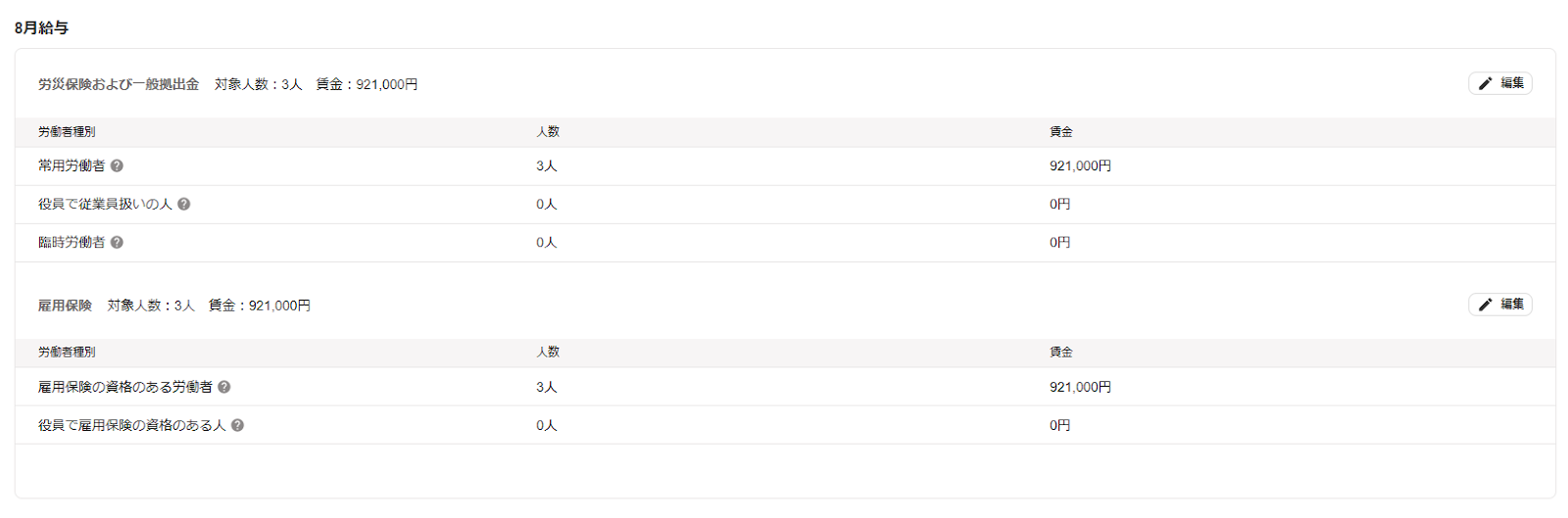 労働保険の年度更新画面のスクリーンショット