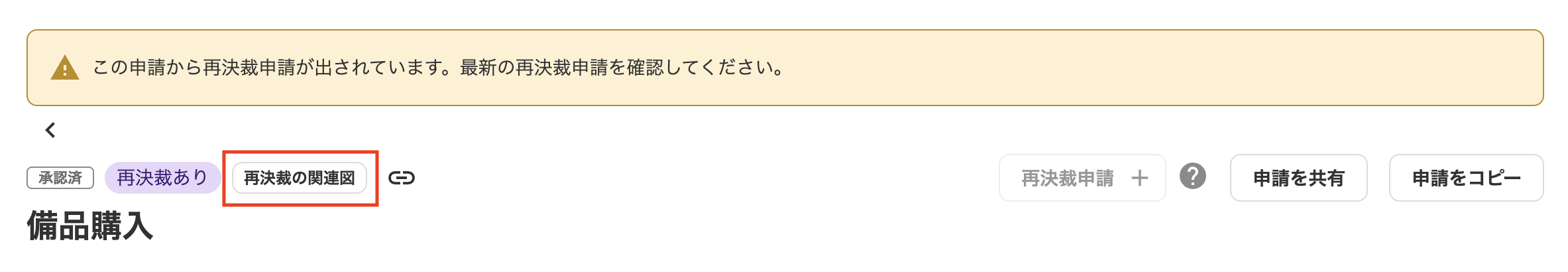 アラート表示画面のスクリーンショット