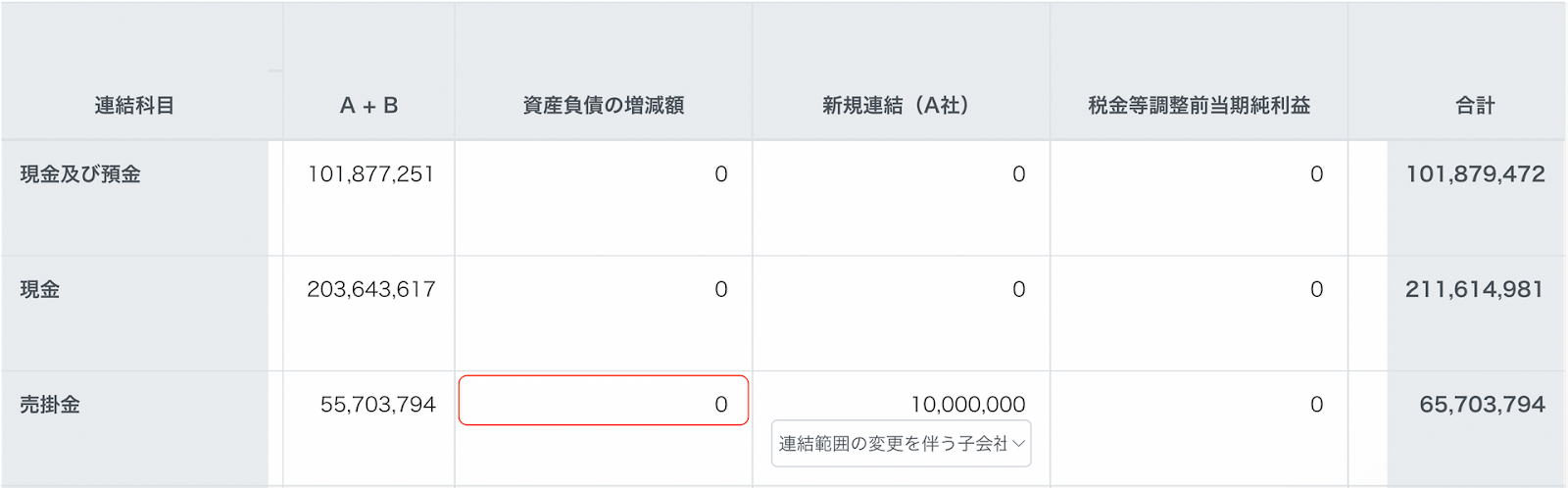 削除後のスクリーンショット