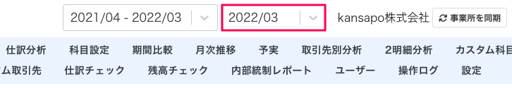 表示期間を赤枠で囲っている画面のスクリーンショット