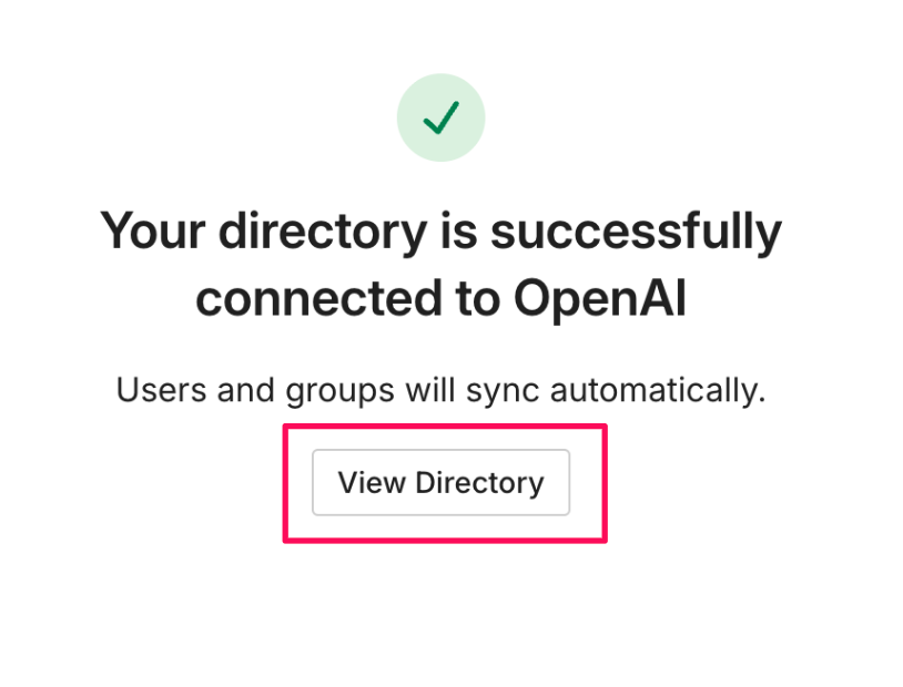 ［View Directory］ボタンを指し示すスクリーンショット