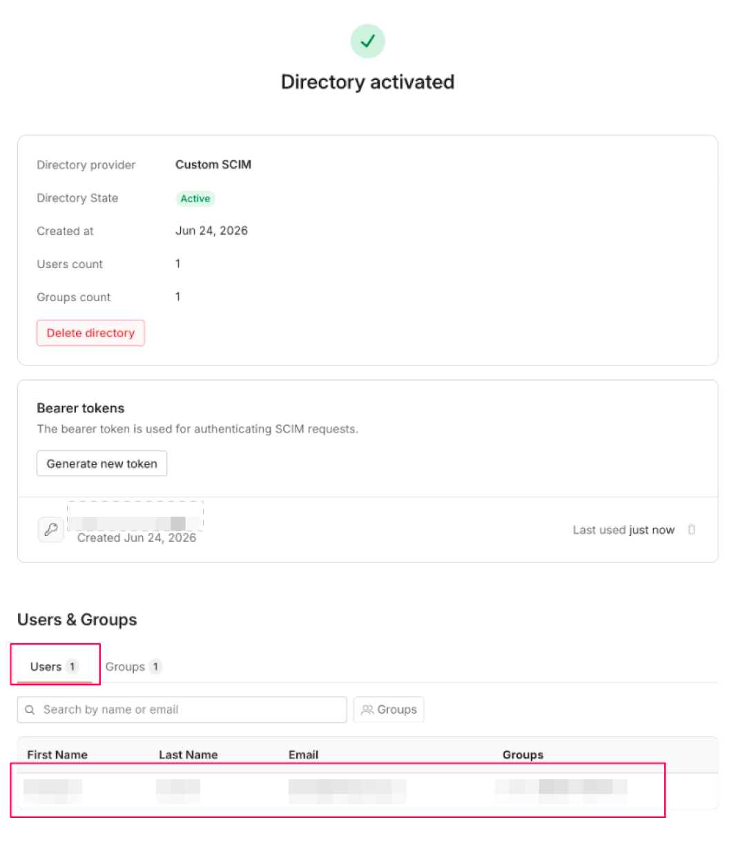 ［Users］の表示を指し示しているスクリーンショット