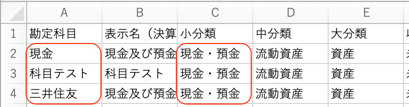 AC列を指し示しているスクリーンショット